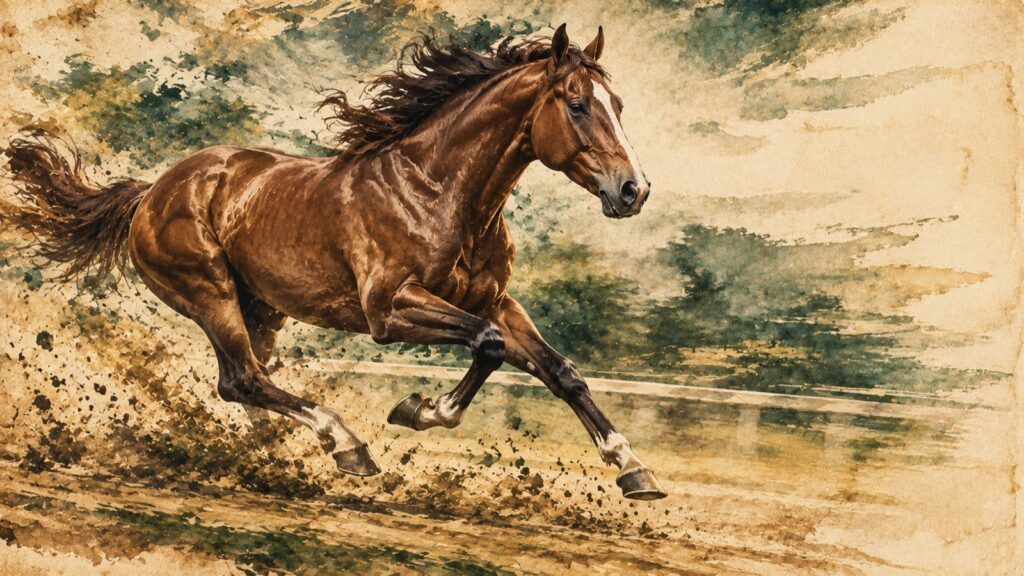 サラブレッドの身体能力｜疾走する馬